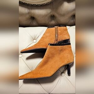 Lauren Ralph Lauren Camel Ankle Booties